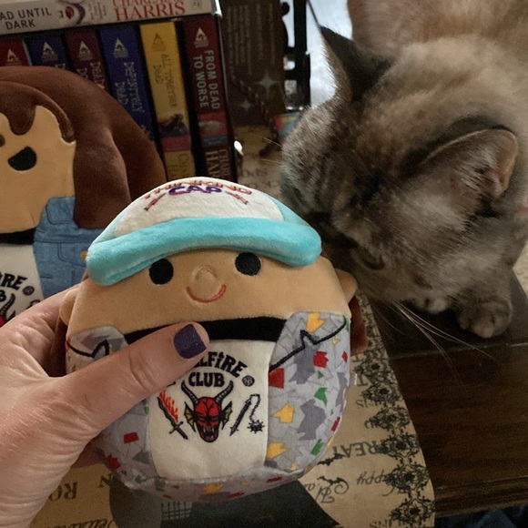 Mint in box Stranger ThingsXSquishmallow Hellfire Club Eddie and Dustin - Picture 9 of 9